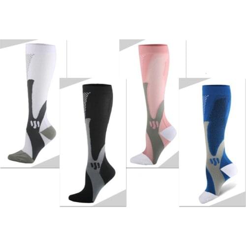 Men Woman Compression Socks Nylon Nursing Stockings Specializes Outdoor Cycling Fast-Drying Breathable Adult Sports