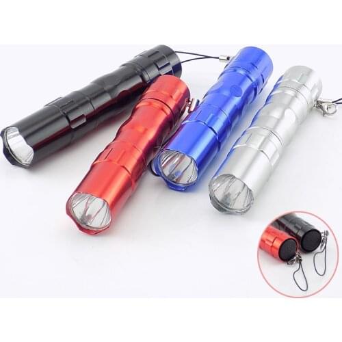 Hiking Mini Flashlight Waterproof High Power Powerful LED Flash Torch Light Lamp Portable Torch Pocket Keychain Lanterns