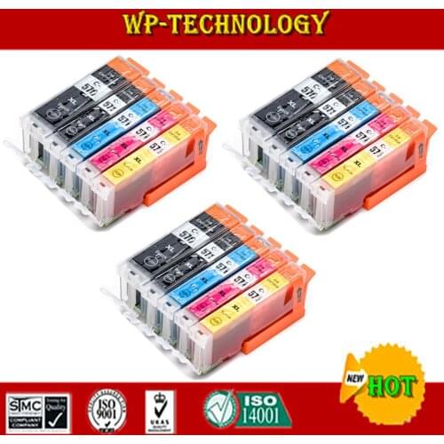 15PK compatible ink cartridge for canon PGI-570 CLI-571 suit for Canon MG5750 MG5751 MG5752 MG6850 MG6852 MG6853 MG7750 etc
