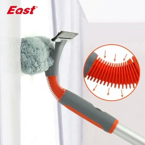 East Super Long Glass Window Squeegee Brush Microfiber Retractable Elastic Window Cleaner House Cleaning Tool ES1780
