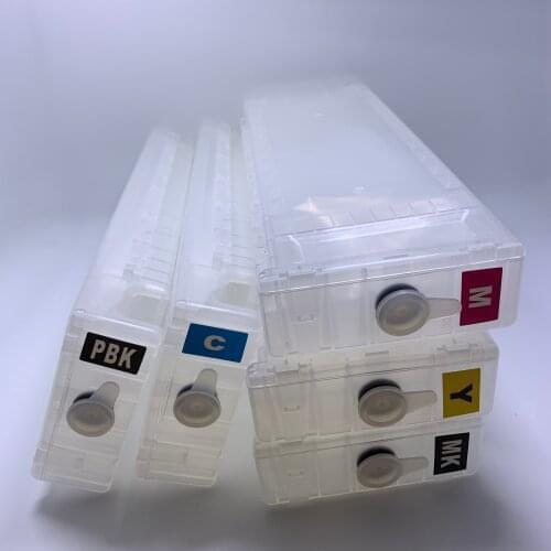 YOTAT 1set refillable ink cartridge for Epson SureColor T7200 T5200 T3200 T7270 T5270 T3270 T5280 T3280 T7280 with one time chip