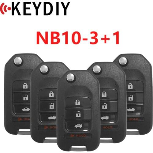 5cs/lot))NB10 Universal Multi-functional KD Remote 3+1 Button NB Series Key For KD900 URG200 Remote Master