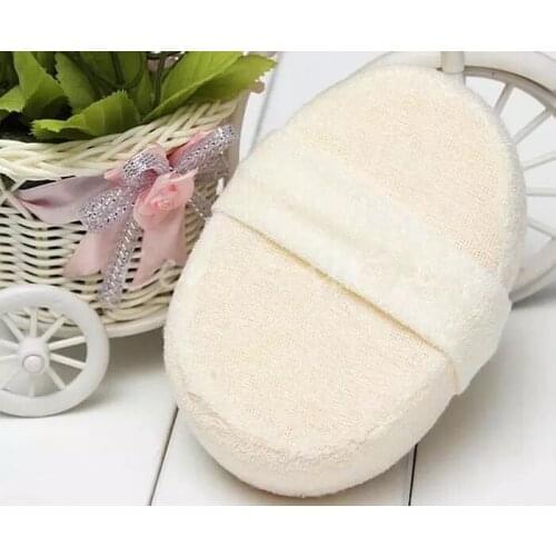1 Pc Soft Fresh Natural Loofah Luffa Sponge Shower Spa Body Scrubber Exfoliator Bathing Massage Brush Pad Beige