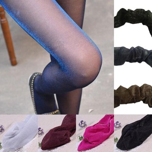 2021Fashion Hot Women Ladies Sexy Charming Shiny Pantyhose Glitter Stockings Womens Glossy Thin Tights Summer Autumn