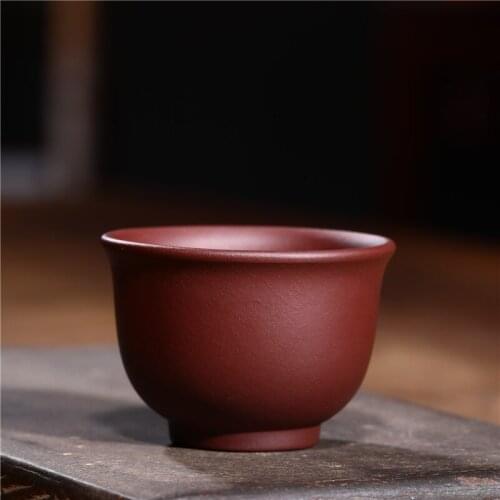 Tea cup masters cup run of mine ore small purple clay kung fu tea tea accessories wholesale and direct sales agent