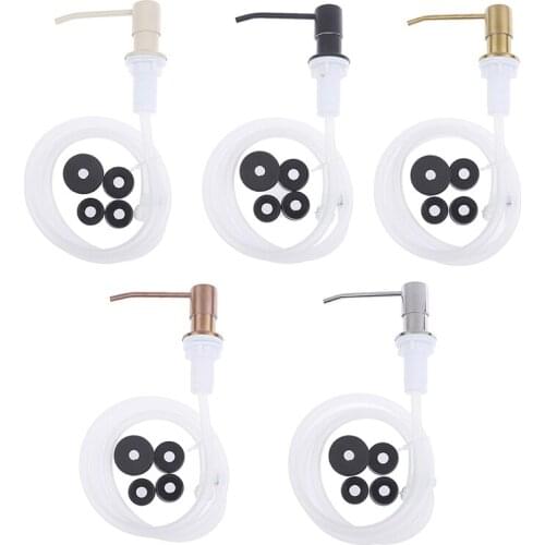 1 Set Liquid Soap Dispenser Built-in Lotion Pump Extension Tube for Bathroom Kitchen