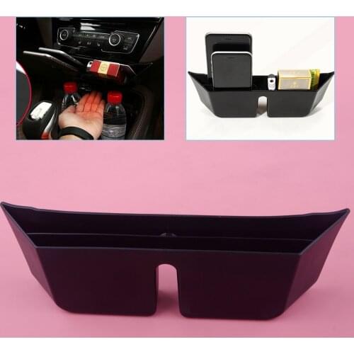 DWCX Multifunction Car Interior Center Console Storage Box Holder Case Organizer Fit For BMW X1 F48 2016 2017 2018