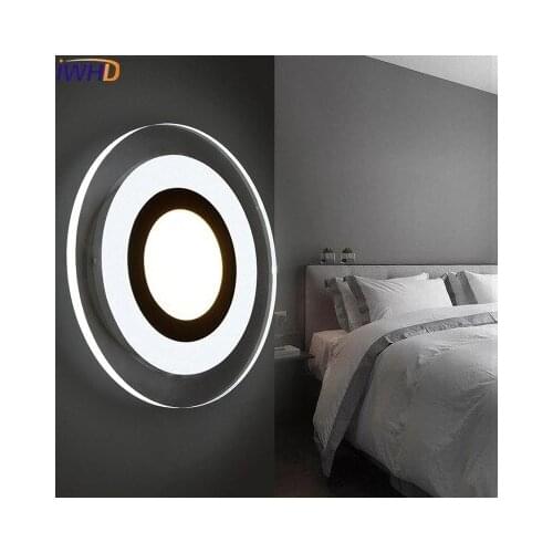 IWHD LED Modern Wall Light Creative Indoor Linghting Sconce Wall Lamp Bedroom Beside Restaurant Home Lighting Stairs Arandela