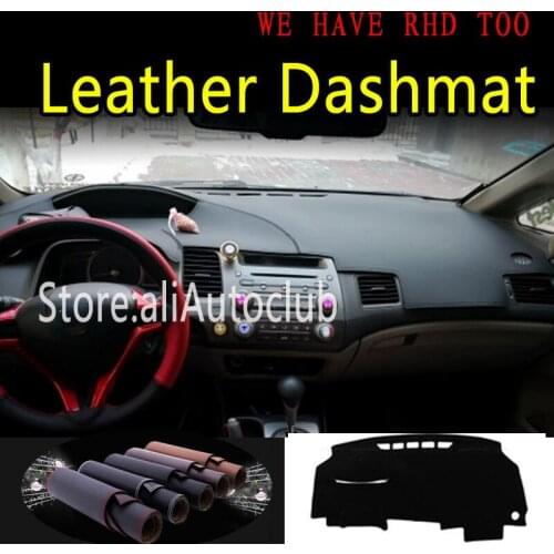 For Acura CSX 2006 2007 2008 2009 2020 2011 Leather Dashmat Dashboard Cover Dash Mat Sunshade Carpet Car Styling Accessories