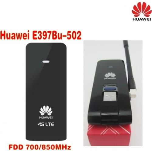 Unlocked Huawei E397 (E397Bu-502) 4G LTE FDD Dongle USB Modem 100Mbps plus antenna