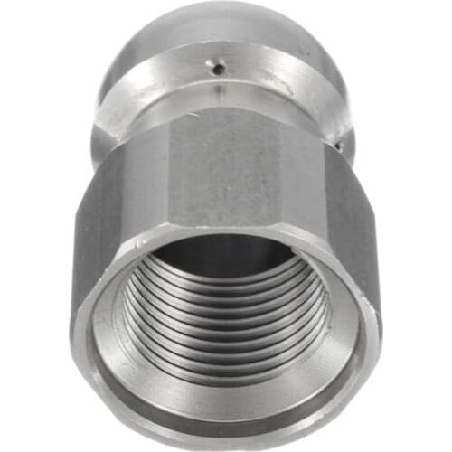 Pressure Washer Drain Rotary Sewer Cleaning Nozzle 1/4" Male Garden Washer Hose Nozzle Sprayer Sprinkler Cleaning Tool