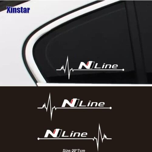 2pcs Car Windows Stickers For Hyundai I10 I20 I30 I40 Ix35 TUCSON Elantra SONATA GENESIS SOLARIS VEOSTER TRITON ACCENT
