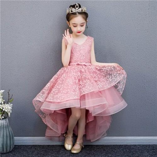 Girls Dress Elegant Princess Children Party Dress Wedding Gown Kids Dresses for Girls Birthday Party Dress Vestido Wear