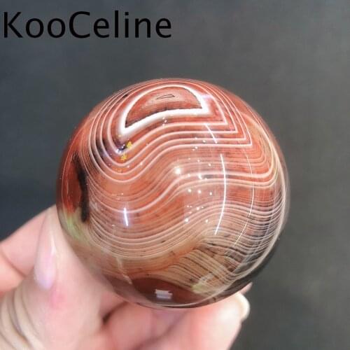 Natural Crystals Quartz Sardonyx Silk Agate Sphere Energy Ball Reiki Stones Home Office Aquarium Decoration Accessories Gemstone