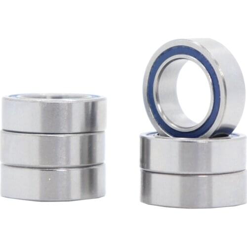 MR1610 W5 2RS Bearings Blue Sealed 10x16x5 mm , 6 Pcs ABEC-3 MR1610-W5 RS Ball Bearing 6700-16-5 Parts For Hobby RC Car Truck
