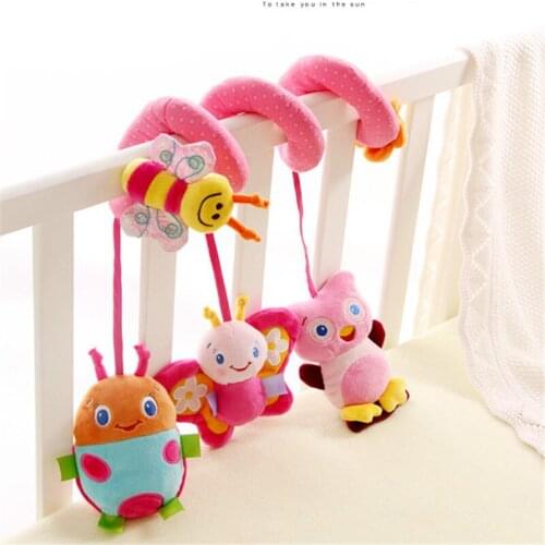 1pcs Sozzy Musical Multifunctional Car bed Hanging Bed Bell Baby toys Educational Toys Rattles for Kids