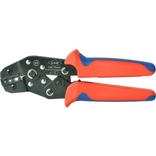 Ratcheting crimping hand tools electrical wire terminals connector for 6-16MM2 DN-16WF crimper pliers