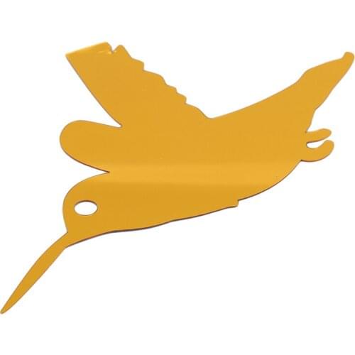 Luxury DIY 3D Mirror Wall Sticker Lovely Birds Silver Decoration Room Art Wall Stickers Home Decor Art DIY Hot Selling