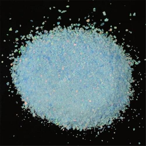 Mix-colors OP26 cornflower blue opal stone 1.5mm-160mesh glitter crush/powder for nail art diy decoration in 78colors
