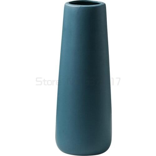 Modern Plant Vase Decoration Nordic Flower Ceramic Accessories Bedroom Aesthetic Vase Office Desk Deco Maison Home Decor DF50HP