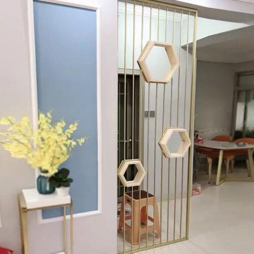 Modern Stainless Steel Screen, Entrance Partitions, Living Room And Bedroom Shelter, Household Metal Screen