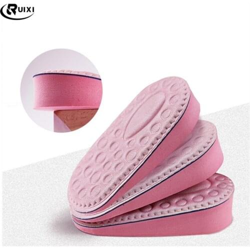 EVA Memory Foam Height Increased Insoles Heel Pad Invisible Shoe Inserts Heighten Increase Half Insole Foot Care Shoes Cushion