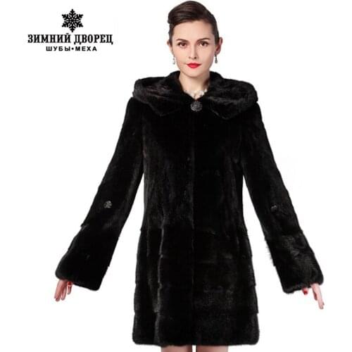 Stylish black leather mink coats,Covered Button,Full,Slim,Mink coats women leather,Mink coat,Mink fur coat