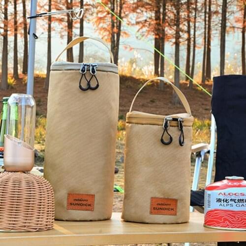 900D Oxford Cloth Camping Gas Tank Carrying Bag Lantern Storage Protective Pouch Canister Fuel Cylinder Storage Bag For Outdoor