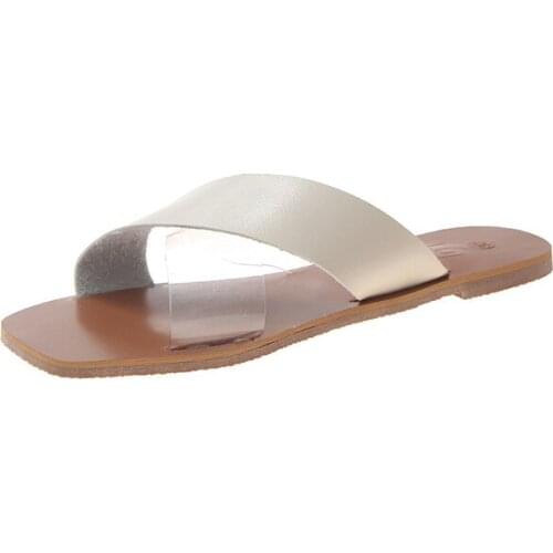 Womens Slippers 2019 Summer Hot Outdoor Casual Soft Sole Beach Shoes Woman Flat with Ladies Slipper