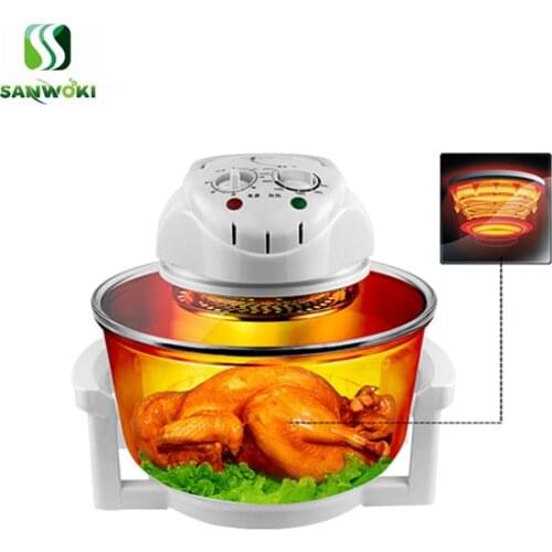 12L turbo oven halogen grill steam oven oil free air fryer machine French fries air frying machine pizza baking oven roaster