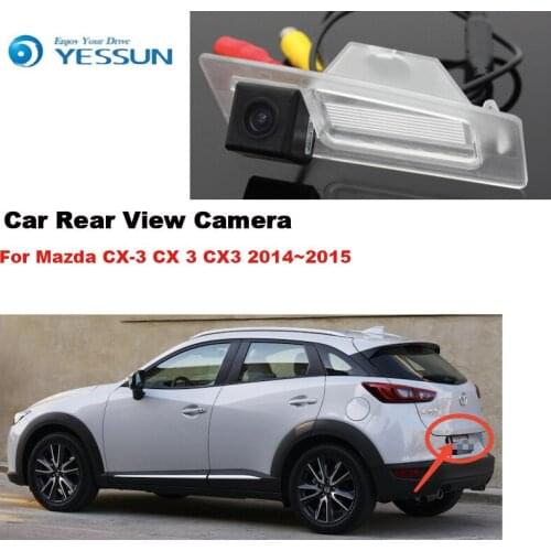 YESSUN For Mazda CX-3 CX 3 CX3 2014~2015 Car Rear View Camera Reversing Backup Camera HD Back up Backup Camera