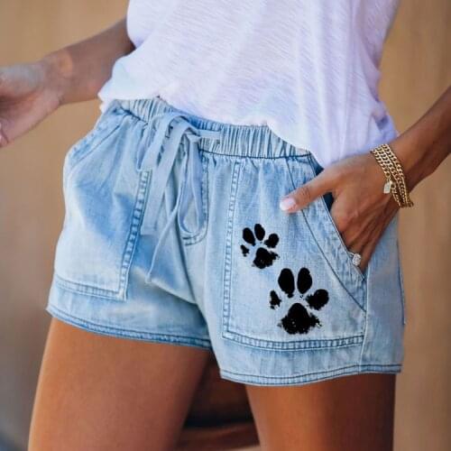 Ladies Jeans Print Sexy Ladies Jeans Shorts Hot Pants