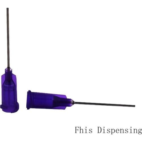 1 Inch 21G PP Luer Lock Tubing Length Precision S.S Dispense Blunt Tips Pack of 30