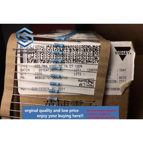 30pcs only orginal new Resistance 1/4W 0.25W 120 ohm 120R can pay