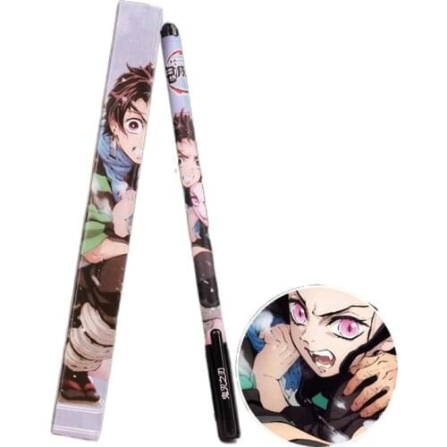 New Style 1Pc Anime Naruto Unisex Pen Anime for Student Writing Signing Fashion Pen Stationery Cosplay Accessories for Students