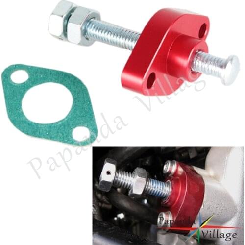 Papanda Red Aluminum Off Road Racing Manual Cam Timing Chain Tensioner for Suzuki DR 650S/SE 1990-2009 KLX 400 CRF 150R 250R