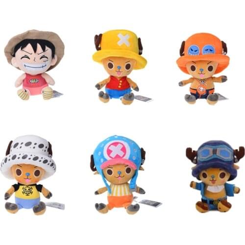 One Piece Plush Toys Luffy Chopper Sabo 10cm Plush Doll Stuffed Anime Cute Toy Chopper Doll Cartoon Best Gift For Children