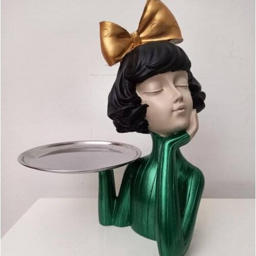 EU HOME DECORATION AROSE GIRL DUCTILE DECOR HOME OFFICE DECOR