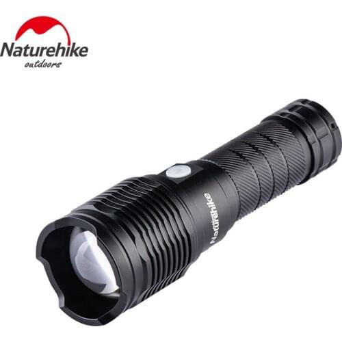 Naturehike Zoom Flashlight Led Searchlight Rechargeable And Long Battery Life And Long-range Zoom And Waterproof