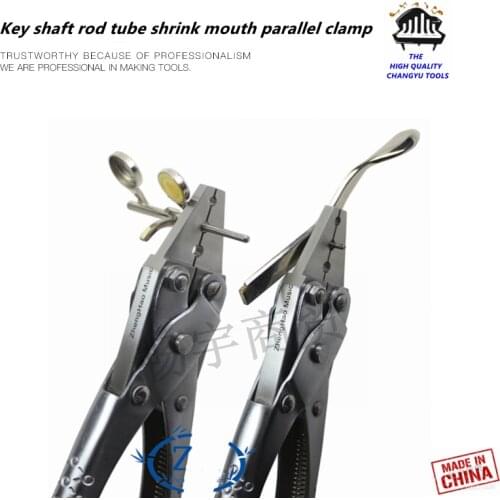 Key shaft rod tube shrink mouth parallel clamp repair tools Saxophone flute clarinet Parallel Swedging Pliers repair tool