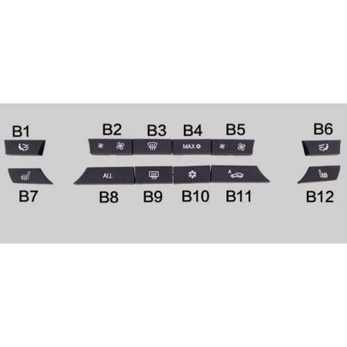 Air Conditioning volume Seat heating switch button Middle end for BMW 5 6 7 Series 520 523 525 528 530 535 535GT 730 740 750 760