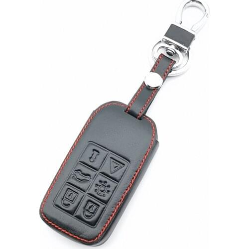 Fashion Style Leather Car Key Protection Case Cover for VOLVO S60L S80L XC60 S60 V60 Car Styling Smart Key Shell Covers