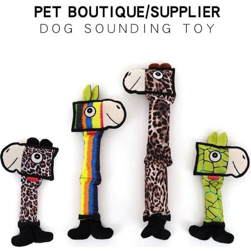 Squeak Chew Dog Toy Dog Pure Giraffe Sound Small Dog Toy Bite Resistant Pet Training Tour Interaction Toothbrush