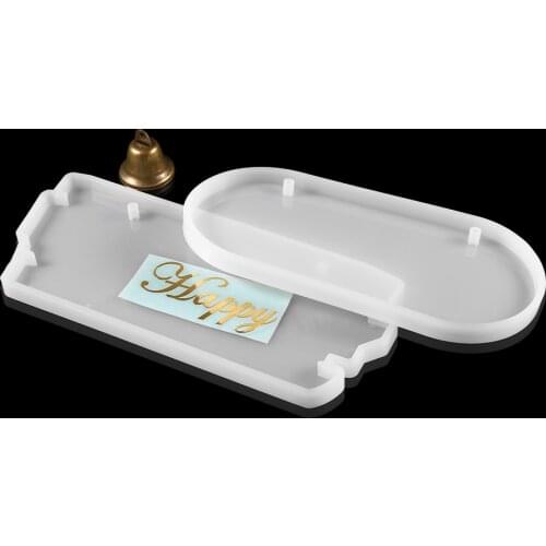 Home Door Number Name Plate Epoxy Resin Mold Indicator Signs Welcomes Card Silicone Molds for DIY Handmade Art Crafts Supplies