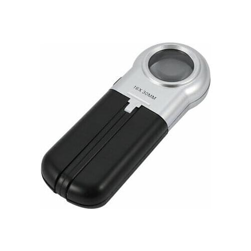 High power Appraisal LED Lighted Handheld 16X Magnifier Glass
