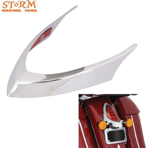 Motorcycle Tail Light Top Trim Cover Guard For Indian Chief Classic Dark Horse Vintage Chieftain Roadmaster Except Scout 14-18