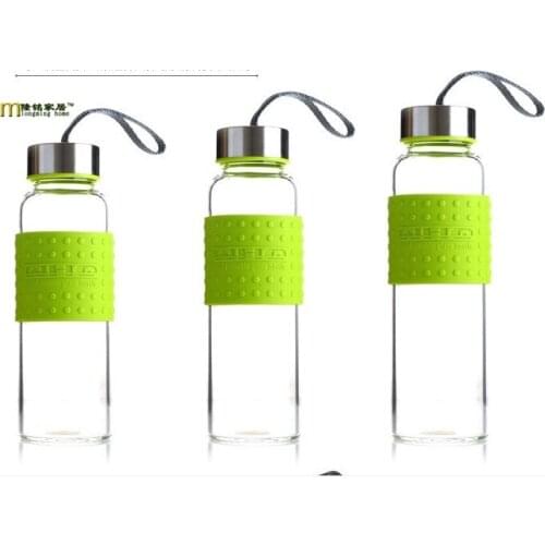 1PC new arrival heat resistant glass tea cup with rope car cup hot selling OS 0104