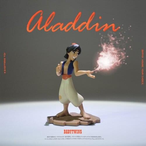 12piece 8.5cm Aladdin and the magic lamp the aladdin figure toys home decoration toys