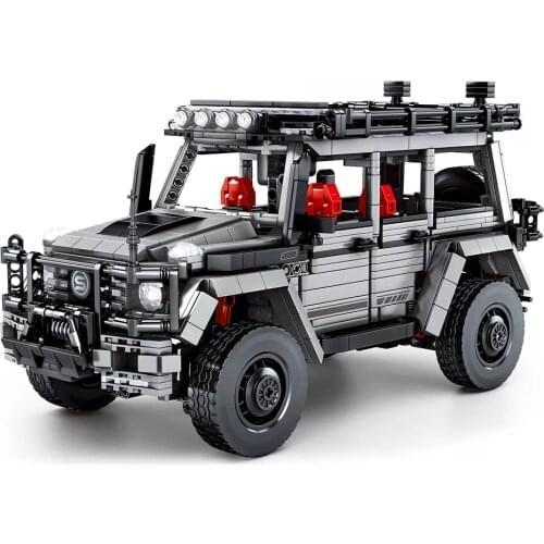1852Pcs City Off-Road Vehicle Remote Control high-tech Building Blocks SUV Truck Car RC/non-RC Bricks Children Toys Kids Gifts