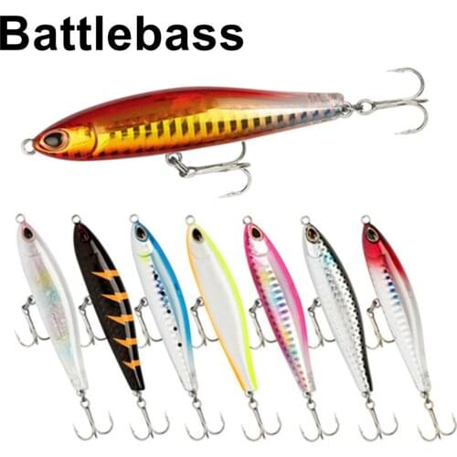 2021 1PC Pencil lure 8cm 16g fishing lures hard baits Minnow ice fish japan fishing tackle goods whopper swimbait winter Pesca